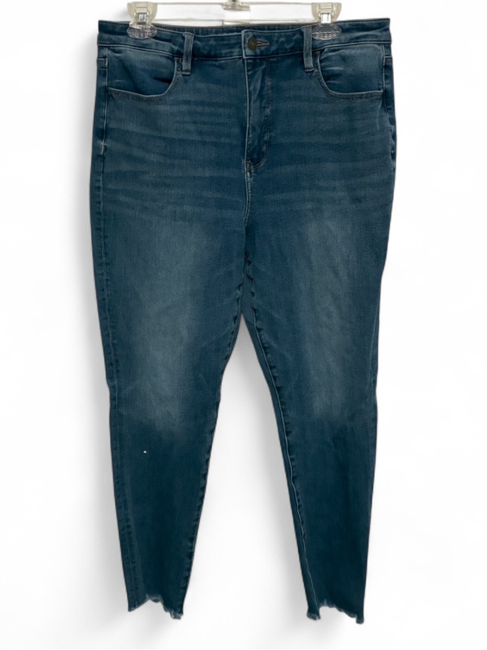 American Eagle Super High Rise Mid-Wash Blue Stretch Jegging Jeans